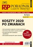 Koszty 2020 po zmianach. Autor:   Praca zbiorowa. Dadada.pl Okładka książki Koszty 2020 po zmianach