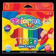 Opakowanie KREDKI ŚWIECOWE JUMBO 8 KOL. COLORINO KIDS