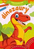 Maluszkowe malowanie. Dinozaury. Autor: Opracowanie zbiorowe. Dadada.pl Okładka książki Maluszkowe malowanie. Dinozaury