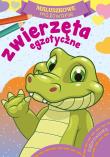 Maluszkowe malowanie. Zwierzęta egzotyczne. Autor: Opracowanie zbiorowe. Dadada.pl Okładka książki Maluszkowe malowanie. Zwierzęta egzotyczne