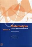 Matematyka LO Próbne arkusze maturalne z.4 ZR. Autor: Ryszard Pagacz, Piotr Gumienny, Adrian Karpowicz. Dadada.pl Okładka książki Matematyka LO Próbne arkusze maturalne z.4 ZR
