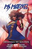 Ms Marvel. Obrażenia na sekundę T.7. Autor: G. Willow Wilson. Dadada.pl Okładka książki Ms Marvel. Obrażenia na sekundę T.7