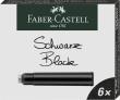 Opakowanie Naboje krótkie czarne 6szt FABER CASTELL