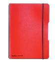 Okładka książki Notatnik A5/40K kratka My.BookF czerwony