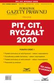 Okładka książki PIT CIT Ryczałt 2020
