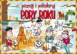 Poznaj i pokoloruj. Pory roku. Autor: Tonder Krzysztof. Dadada.pl Okładka książki Poznaj i pokoloruj. Pory roku