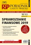 Okładka książki Sprawozdanie finansowe 2019