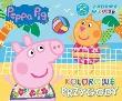 Świnka Peppa. Zabawa w kolory. Kolorowe przygody. Autor: Opracowanie zbiorowe. Dadada.pl Okładka książki Świnka Peppa. Zabawa w kolory. Kolorowe przygody
