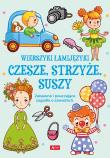 WIERSZYKI ŁAMIJĘZYKI CZESZE STRZYŻE SUSZY ZAGADKI O ZAWODACH. Autor: KATARZYNA STROJNY. Dadada.pl Okładka książki WIERSZYKI ŁAMIJĘZYKI CZESZE STRZYŻE SUSZY ZAGADKI O ZAWODACH