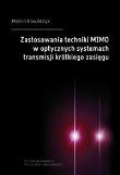 Okładka książki Zastosowania techniki MIMO w optycznych...
