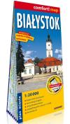 Białystok laminowany plan miasta 1:20 000. Autor:   Praca zbiorowa. Dadada.pl Okładka książki Białystok laminowany plan miasta 1:20 000