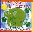 Okładka książki Cztery Zielone Słonie. Piosenki Dla Dzieci CD
