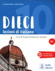 Okładka książki Dieci A1 Lezioni di italiano + DVD