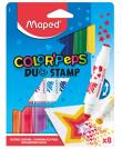 Opakowanie Flamastry dwustronne z pieczątkami 8 kol MAPED