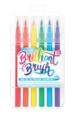 Opakowanie Flamastry pędzelkowe Brilliant Brush 6 kolorów