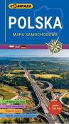 Okładka książki Mapa samochodowa - Polska 1:700 000 w.2020