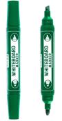 Opakowanie Marker suchościeralny dwustronny zielony (12szt)