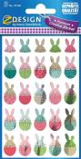 Opakowanie Naklejki wielkanocne - Króliczki w pisankach