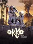Okko T.4 Cykl Ognia. Autor: Hub. Dadada.pl Okładka książki Okko T.4 Cykl Ognia