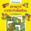 Okładka książki Pierwszy zeszyt czterolatka z naklejkam