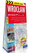Plastic map Wrocław 1:22 500 plan miasta w.2020. Autor:   Praca zbiorowa. Dadada.pl Okładka książki Plastic map Wrocław 1:22 500 plan miasta w.2020