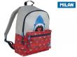 Opakowanie Plecak duży 21 l Shark Attack czerwono-szary MILAN