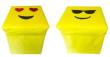 Opakowanie Pufa Emoji kwadratowa z możliwością przechowywania