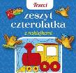 Okładka książki Trzeci zeszyt czterolatka z naklejkami