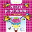 Okładka książki Trzeci zeszyt pięciolatka z naklejkami
