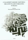 Z zagadnień nadzoru i kontroli organów władzy T.1. Autor: Woch Marek. Dadada.pl Okładka książki Z zagadnień nadzoru i kontroli organów władzy T.1