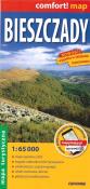 Bieszczady mapa turystyczna 1:65 000 w.2020. Autor: praca zbiorowa. Dadada.pl Okładka książki Bieszczady mapa turystyczna 1:65 000 w.2020