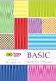 Opakowanie Blok z motywami Basic A4/15ark HAPPY COLOR