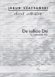 De iudicio Dei na chór żeński SASA. Autor: Jakub Szafrański. Dadada.pl Okładka książki De iudicio Dei na chór żeński SASA