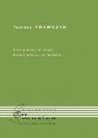 Okładka książki For pieces for piano (Cztery utwory na fortepian)