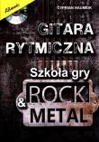 Gitara rytmiczna Szkoła gry rock metal. Autor: Naumiuk Cyprian. Dadada.pl Okładka książki Gitara rytmiczna Szkoła gry rock metal