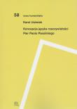 Okładka książki Koncepcja języka rzeczywistości Pier Paolo Pasoliniego