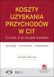 Koszty uzyskania przychodów w CIT. Autor: Jarosław Ziółkowski. Dadada.pl Okładka książki Koszty uzyskania przychodów w CIT