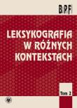 Okładka książki Leksykografia w różnych kontekstach