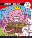 Okładka książki Litery i liczby. Kolorowanki edukacyjne dla małych odkrywców