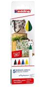 Opakowanie Markery do tkanin 5 kol. podstawowych etui EDDING