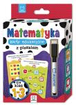Okładka książki Matematyka. Karty edukacyjne z pisakiem dla klas 1-3