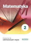 Matematyka podręcznik 2 szkoła branżowa 1 stopnia. Autor: Anna Konstantynowicz i Adam Konstantynowicz, Pająk Małgorzata. Dadada.pl Okładka książki Matematyka podręcznik 2 szkoła branżowa 1 stopnia