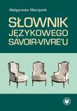 Okładka książki Słownik językowego savoir-vivre'u