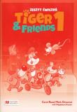 Tiger & Friends 1 WB + kod Student's App MACMILLAN. Autor: Carol Read, Mark Ormerod, Magdalena Kondro. Dadada.pl Okładka książki Tiger & Friends 1 WB + kod Student's App MACMILLAN