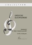 Wariacje nt. Wlazł kotek na płotek na flet.... Autor: Grzegorz Duchnowski. Dadada.pl Okładka książki Wariacje nt. Wlazł kotek na płotek na flet...