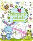 Okładka książki Wiosenne zadania do kolorowania