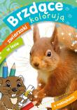Brzdące kolorują zwierzaki w lesie. Autor: Zofia Zabrzeska. Dadada.pl Okładka książki Brzdące kolorują zwierzaki w lesie