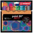 Opakowanie Cienkopis Point 88 Arty 24 kolory STABILO