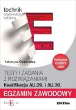 Egzamin zawodowy Technik organizacji reklamy AU.29 i AU.30. Autor: Katarzyna Osiekowicz. Dadada.pl Okładka książki Egzamin zawodowy Technik organizacji reklamy AU.29 i AU.30