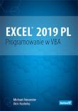 Okładka książki Excel 2019 PL. Programowanie w VBA. Vademecum
